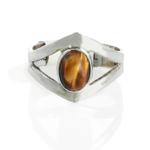 Sterling Silver & Tiger Eye Ring