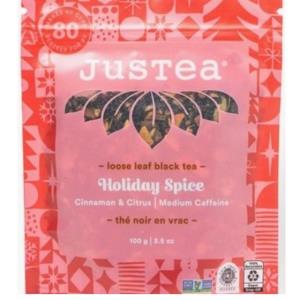 Justea Organic Fair Trade Holiday Spice Loose Tea