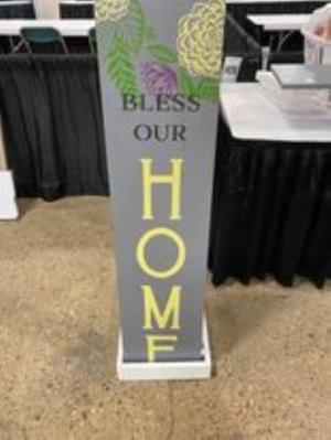 Bless Our Home sign