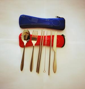 Mobile Cutleries Set in a Pouch