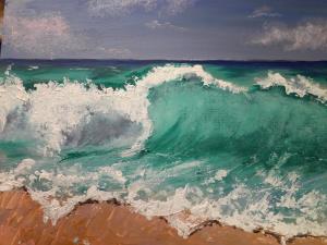 FRAMED Green Waves