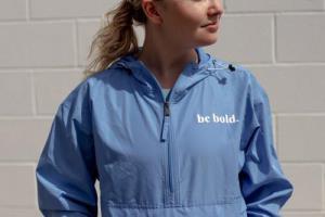 Be Bold. 1/2 Zip Champion Windbreaker