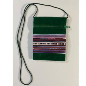 Lahu Velvet Passport Bag