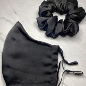 Black Satin Face Mask