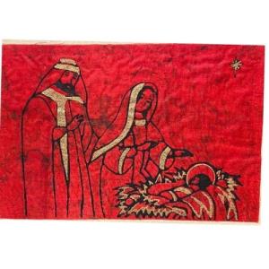 Silk Christmas Card (B)