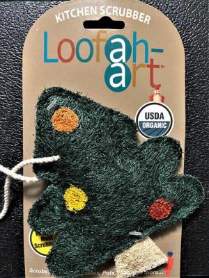 Organic Loofah - Christmas Tree