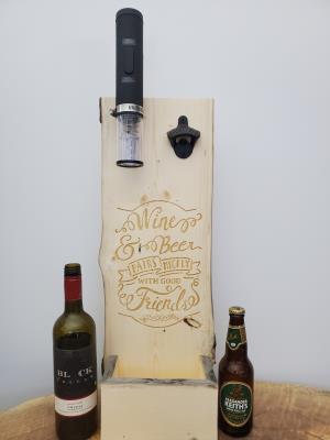 Wine/Beer Opener Combo, Wine n Beer Pairs Nicely