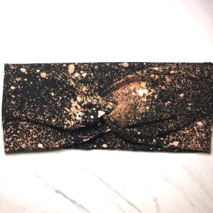 Mom and Me Headband - Black Acid Wash