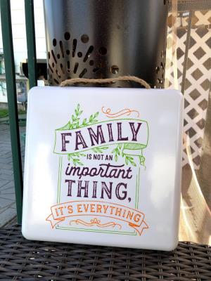 Metal sign