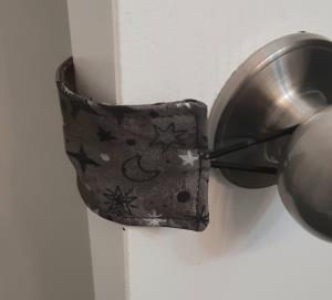 Door latch covers