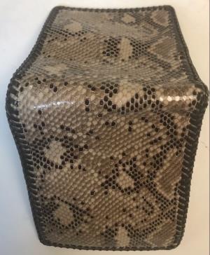 Python leather wallet
