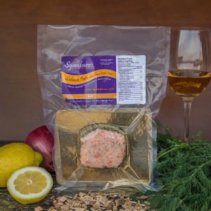 Salmon Pate With Lemon Pepper Crust