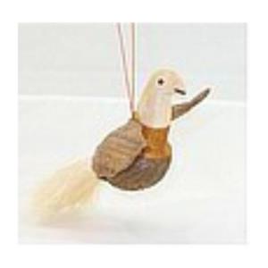 Banana Fibre Dove Ornament