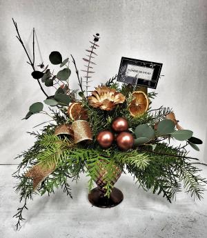 Flower Arrangement - Warm Cider