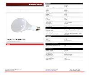 Satco LED BR30 4000K