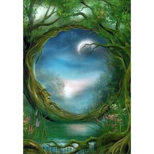 Woodland Day-Night Card - Kenaf