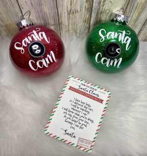 Santa Cam Ornament