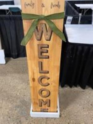 Welcome board
