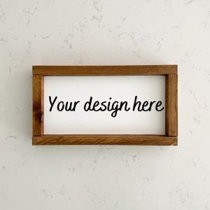 Custom 12\ x 6\ Wood Sign