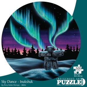 Puzzle by Amy Keller-Rempp - 500 Pieces - Inukshuk
