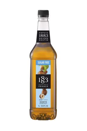1883 Sugar Free Hazelnut Syrup 1L