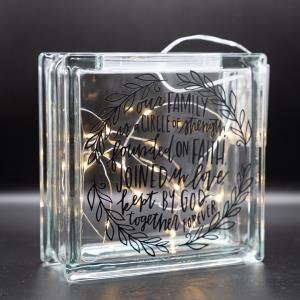 Decorative Glass Blocks - Family Circle