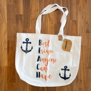 Eco-Friendly Reusable Cotton Bags - BEACH