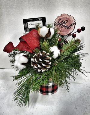 Flower Arrangement - Santa Baby