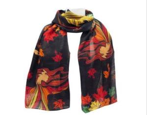 Maxine Noel Leaf Dancer Artist Scarf