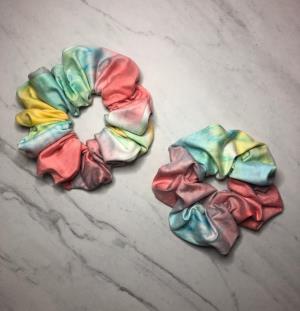 Pastel Tie Dye Scrunchie