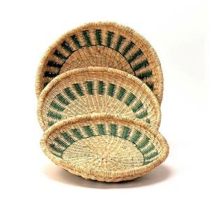 Ghana Bolgatanga Fruit Tray Basket - Set of 3