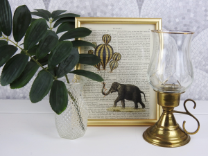 Good Old Green and Gold Styled Vignette