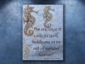 Personalized Sea Life Garden Tile