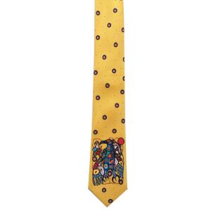 Norval Morrisseau Man Changing into Thunderbird Artist Design Silk Tie