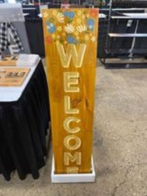 Welcome board
