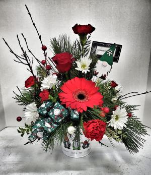 Flower Arrangement - I'll be Gnome for Christmas