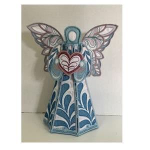 Large Teal Angel