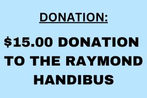 $15.00 DONATION