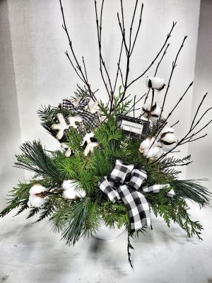 Flower Arrangement - Country Christmas