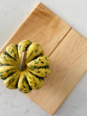 Square Yellow Birch Board
