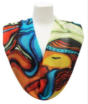 Daphne Odjig Moment of Commitment Infinity Shawl
