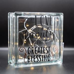 Decorative Glass Blocks - Love of a Family