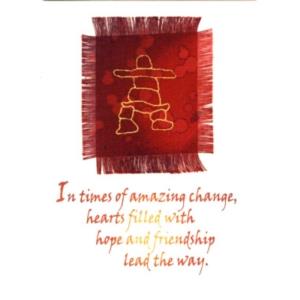 Card - In Time of Amazing Change...