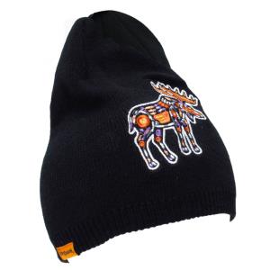 John Rombough Moose Embroidered Knitted Hat
