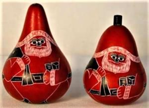 Santa Gourd Box
