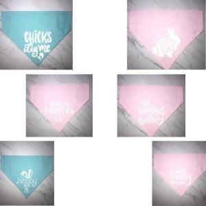 Easter Collection - Dog Bandanas (Medium)
