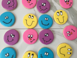 Crazy Faces Cookies
