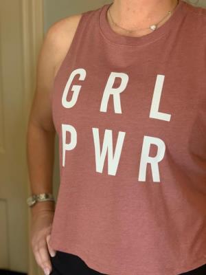 GRL PWR | CROPPED TANK