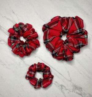 Holiday Plaid Scrunchie