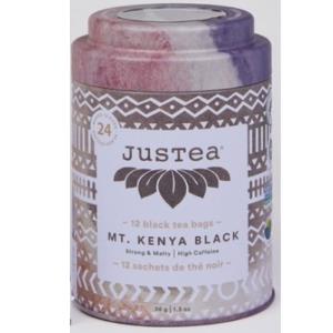 Justea Organic Fair Trade Mt. Kenya Black - Bags